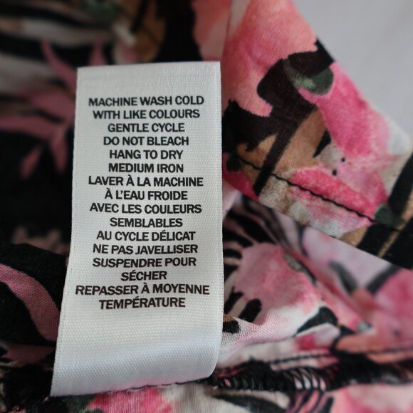 Size M - Northern Reflections - Peplum Sleeveless Top -  Floral - Picture 10 of 14